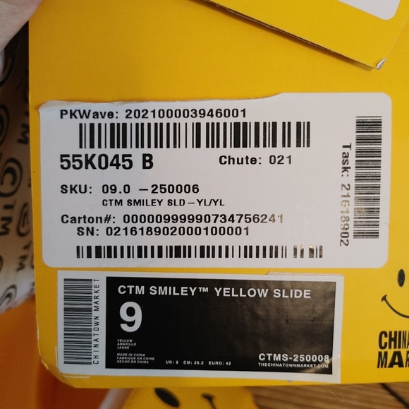 Chinatown Market Yellow Slide (Size: 9M) - Picture 4 of 4